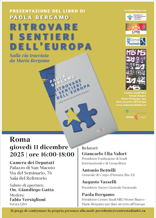 Locandina della presentazione del libro